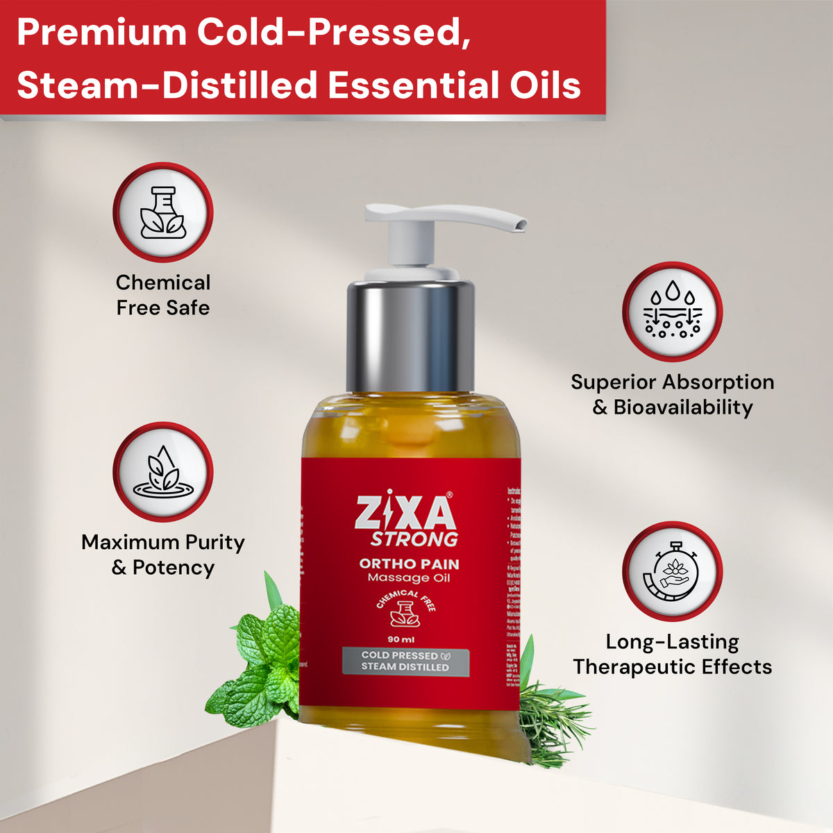 Zixa ZIXA Strong Ortho Pain Massage Oil – Zixa Strong